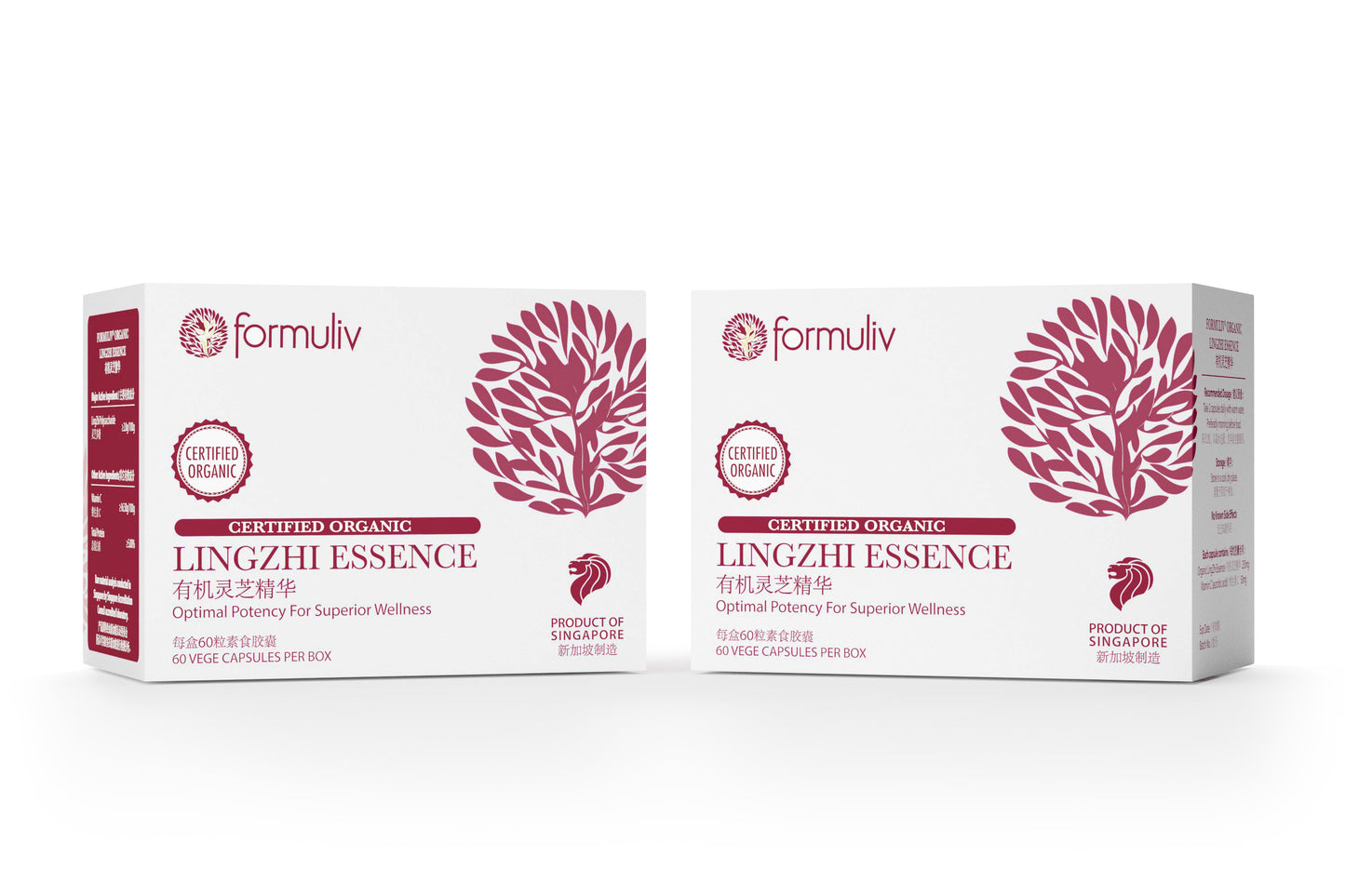 Formuliv Lingzhi Essence (60 capsules) - For Hoomans
