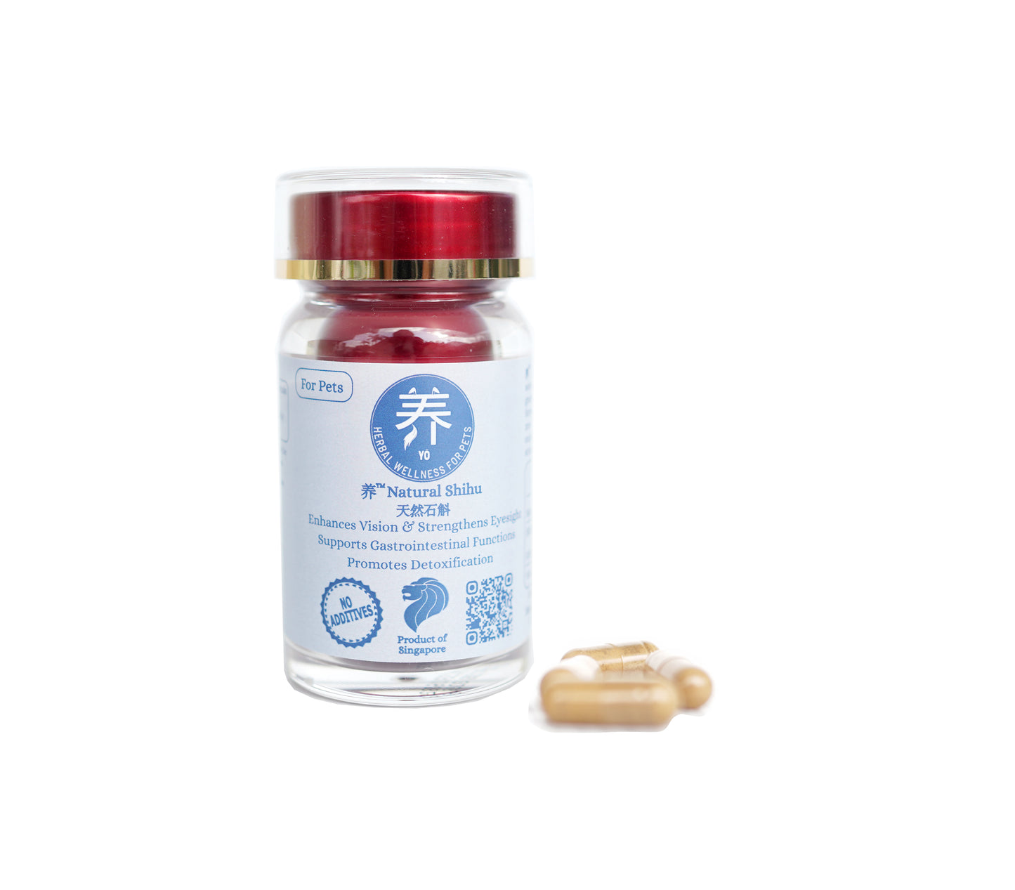 养™ Yo Natural Shihu 天然石斛 for Pets (Enhances Vision/Promotes Detoxification)