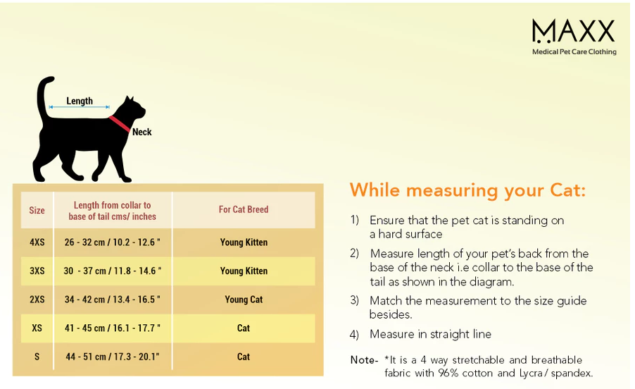 Maxx Recovery Suit for Pets (E-collar alternative, for post-operation/surgery care)