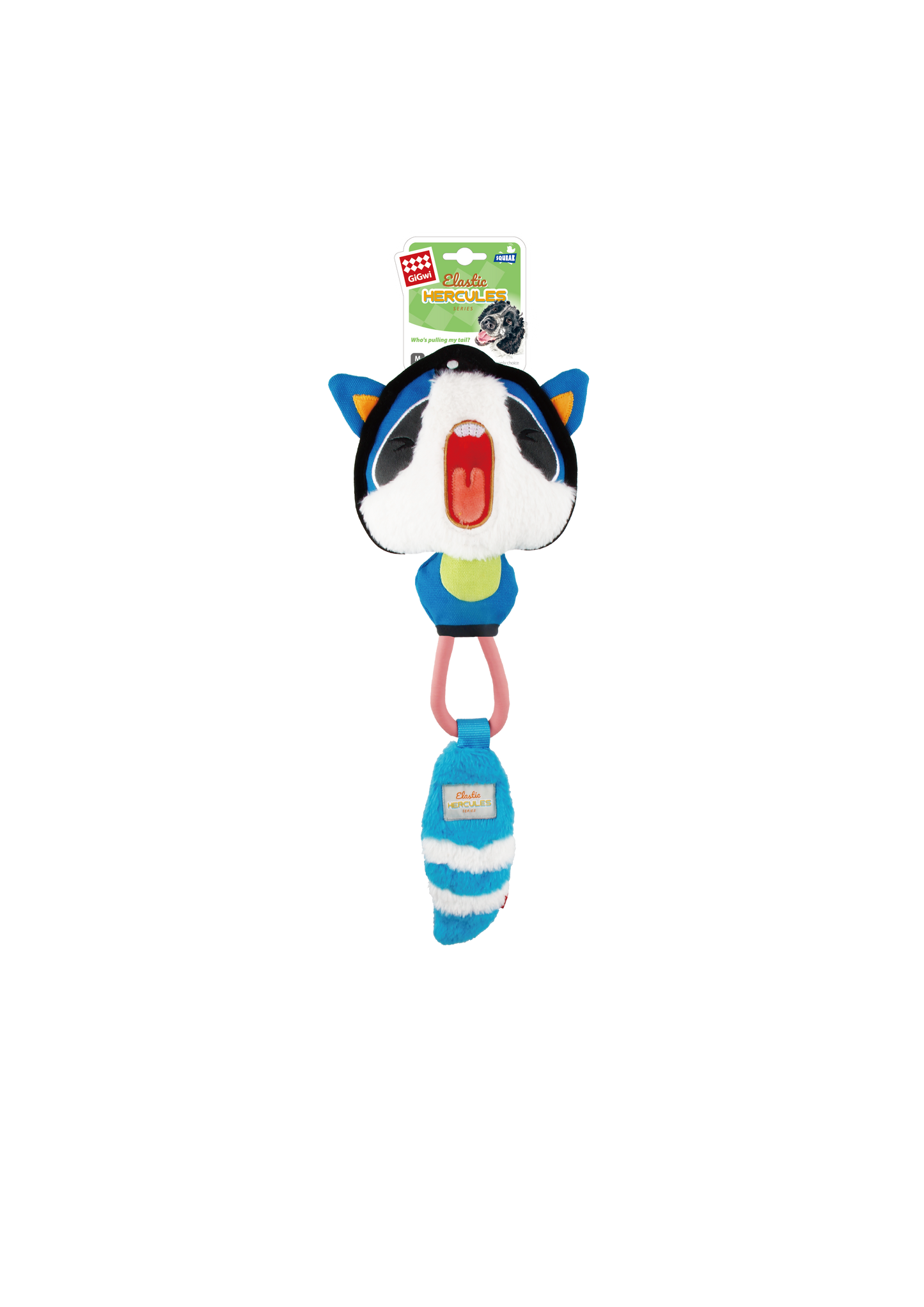 GiGwi Cotton-Rope Series: Dog toy with squeaker and crinkle paper inside