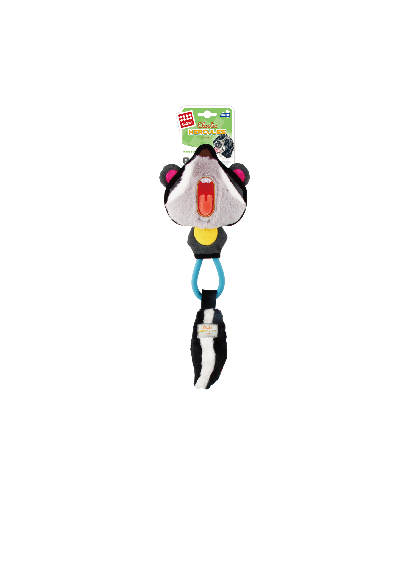 GiGwi Cotton-Rope Series: Dog toy with squeaker and crinkle paper inside