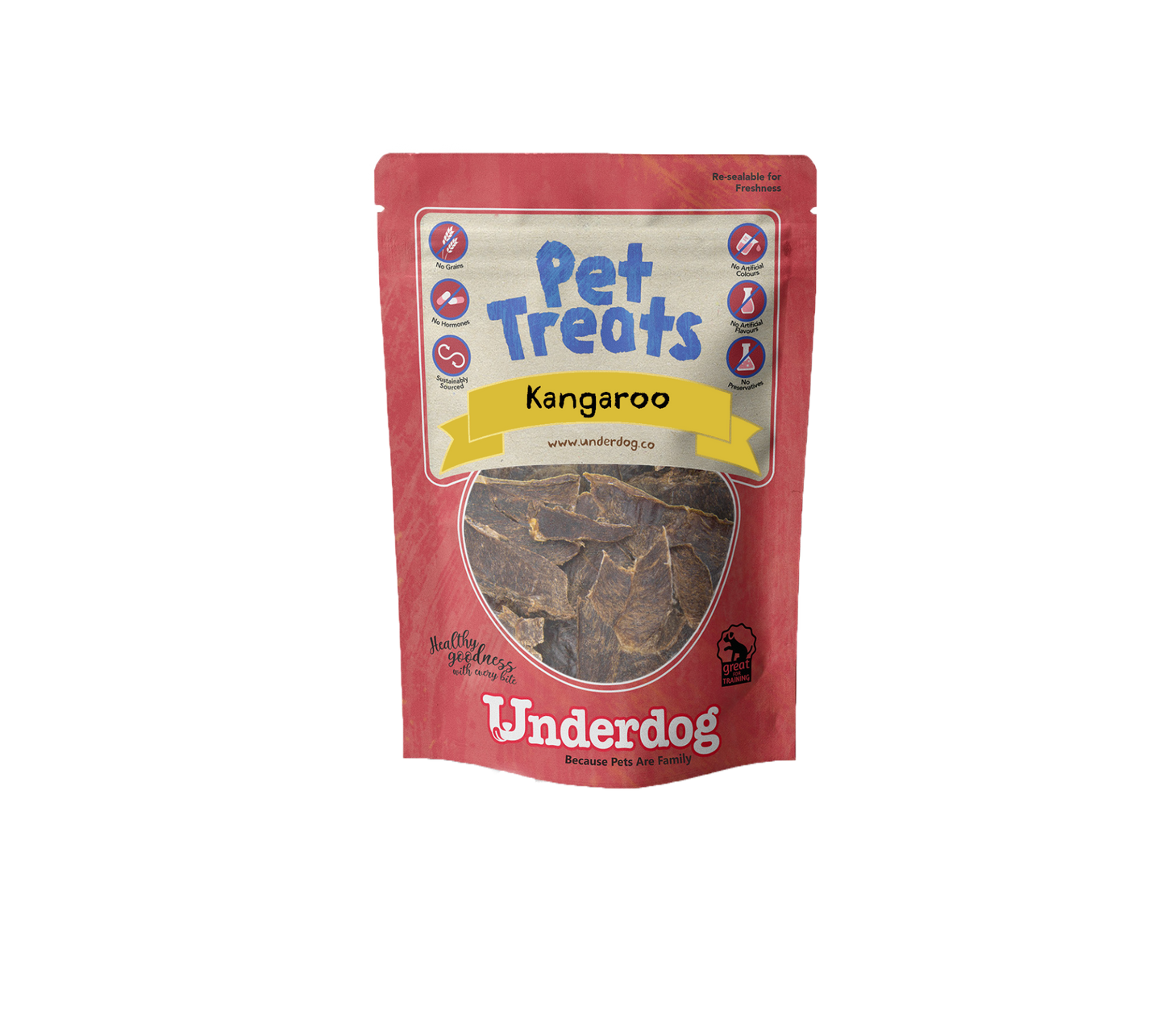 Underdog Kangaroo Treats for Pets (60g)