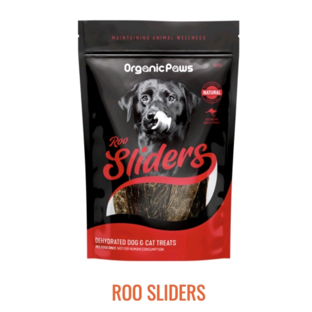 Organic Paws Sliders (Dehydrated Treats for Cats & Dogs)-(3 Flavours) 100g