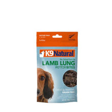Load image into Gallery viewer, K9 Natural Freeze Dried Lamb/Beef Lung Protein Bites Dog Treats (50g)
