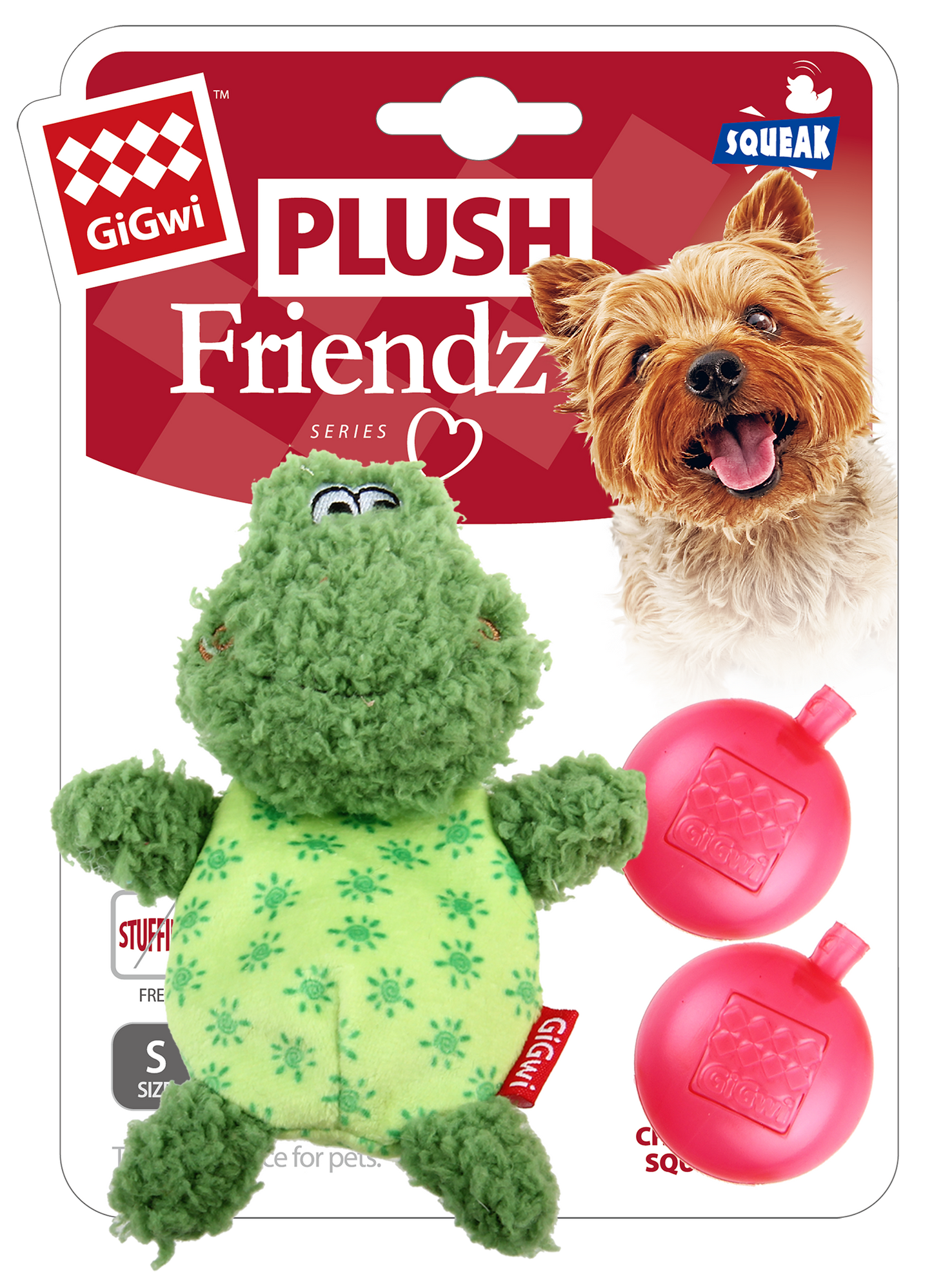 GiGwi Plush Friendz Series: Plush Dog Pet Toy