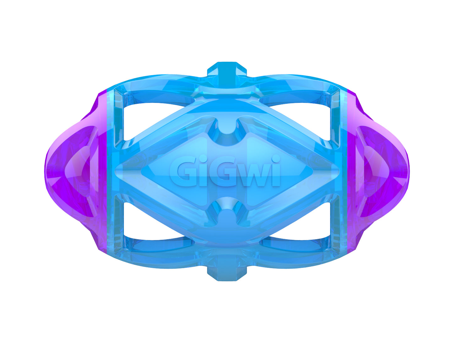 GiGwi Edge Flash Rugby ball with two LED