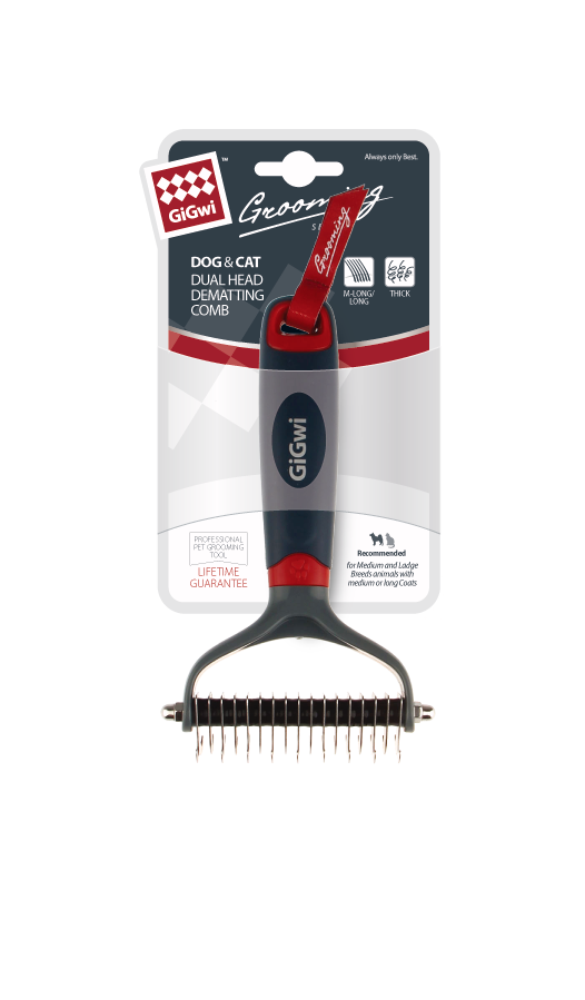 Gigwi Grooming Tools for Pets (Comb/Deshedder/Dematting/Slicker Brush/Massage Brush)