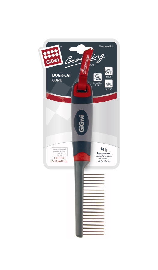 Gigwi Grooming Tools for Pets (Comb/Deshedder/Dematting/Slicker Brush/Massage Brush)