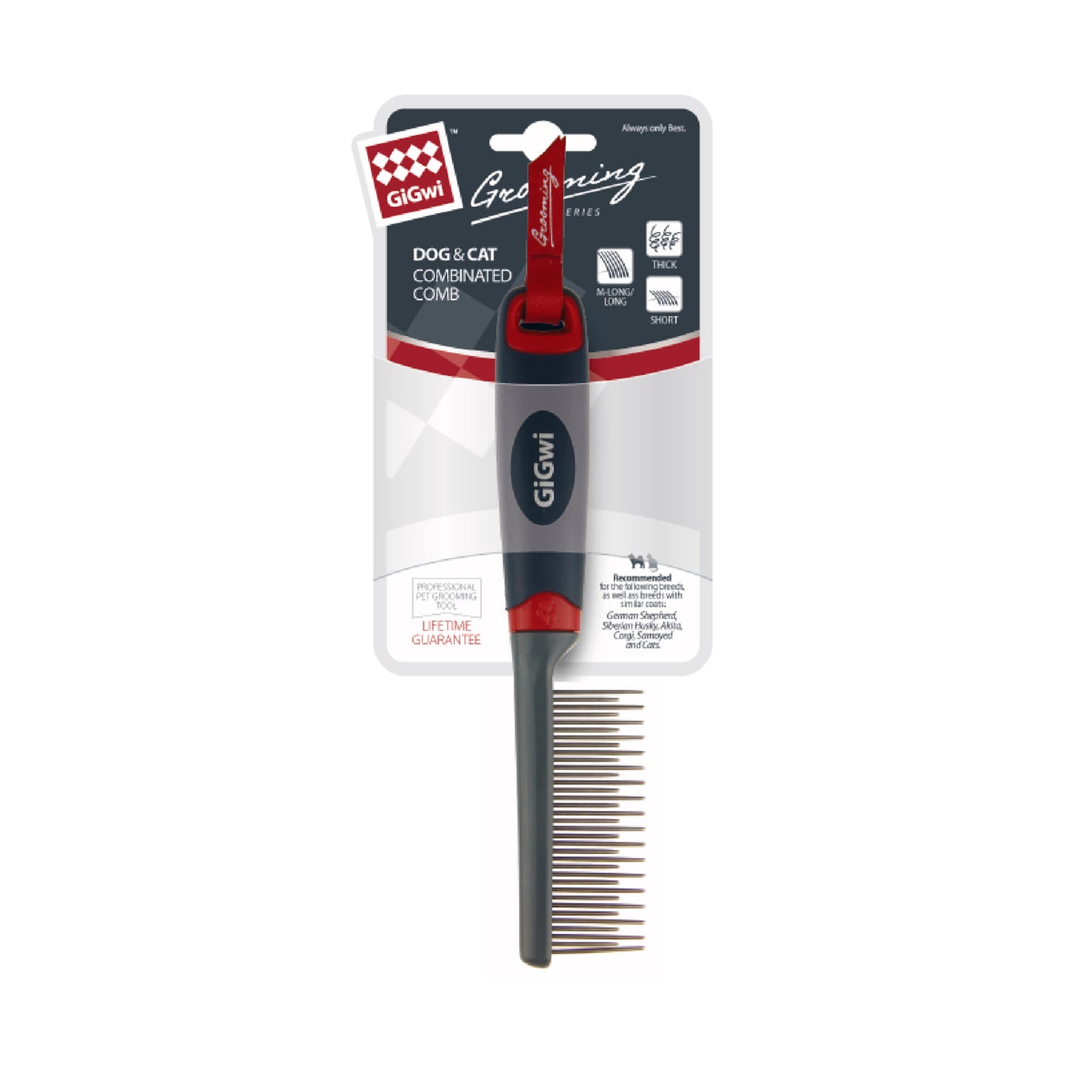 Gigwi Grooming Tools for Pets (Comb/Deshedder/Dematting/Slicker Brush/Massage Brush)