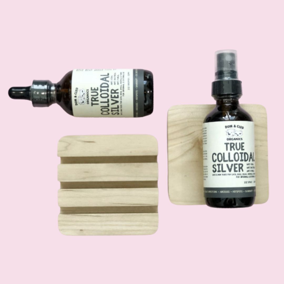 Dom & Cleo Organics-Colloidal Silver 2oz (Spray/Dropper)