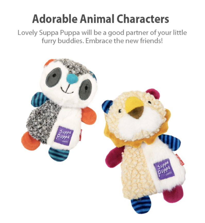 Gigwi Suppa Puppa Series: Cute, Squeaky toy for dog