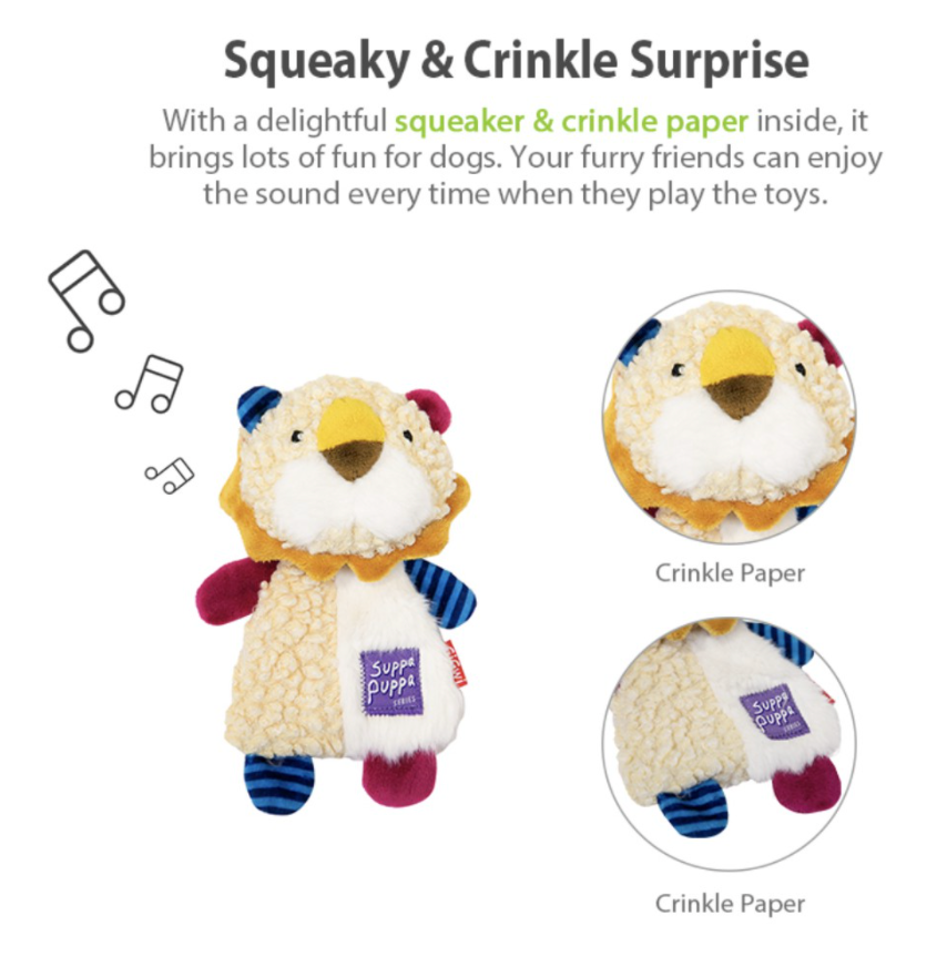 Gigwi Suppa Puppa Series: Cute, Squeaky toy for dog
