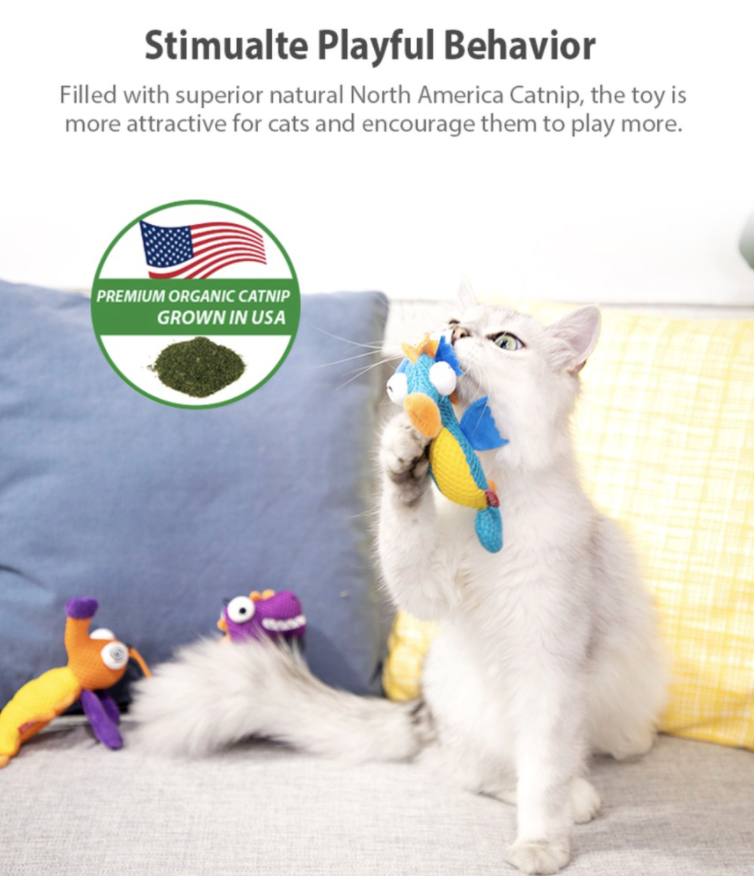 GiGwi Dental Mesh Series: Interactive, chewing catnip cat toy