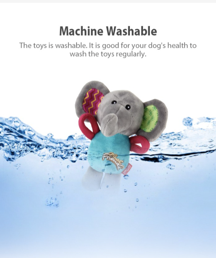 GiGwi Plush Friendz: Squeaky Plush Dog Toy