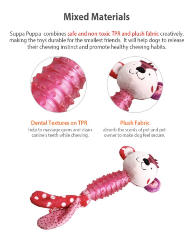 GiGwi Suppa Puppa Series (Tug): Rabbit, Monkey