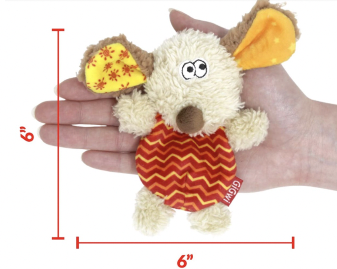 GiGwi Plush Friendz Series: Plush Dog Pet Toy