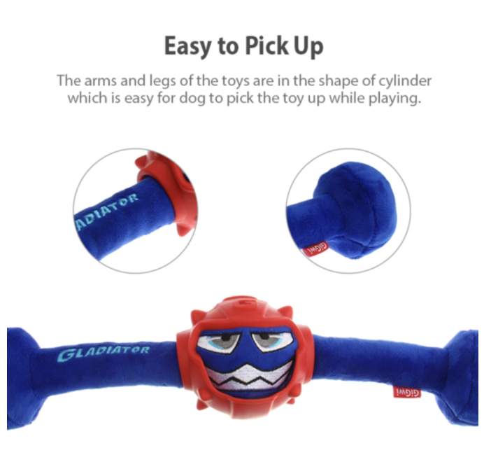 GiGwi Gladiator Series: Blue Gladiator, Yellow Gladiator