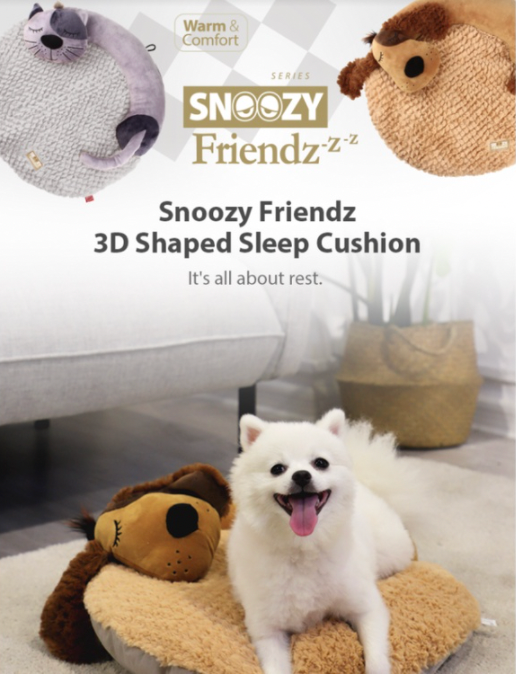 GiGwi Snoozy Friendz Series: Adorable Pet Bed