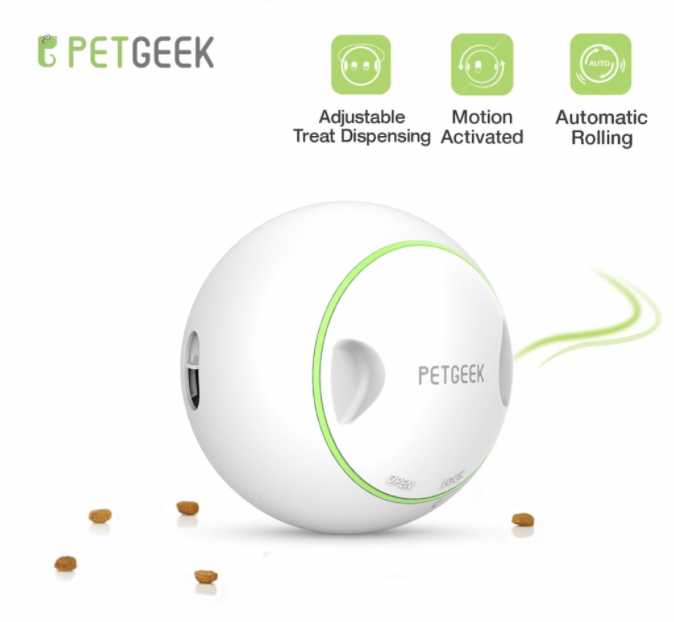 PETGEEK: Innovative Smart Pet Toys - Foodie Orb