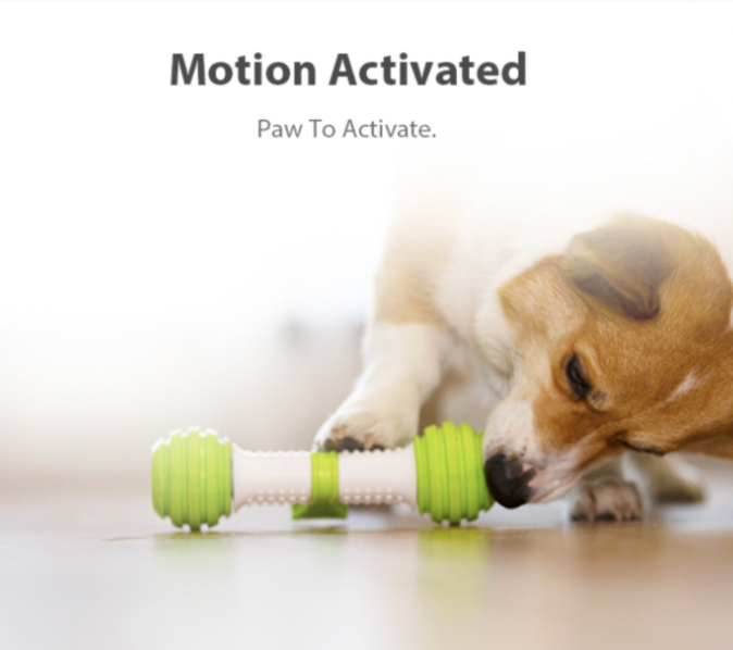 PETGEEK: USB Charged Interactive Dog Toy Bone - Playbone