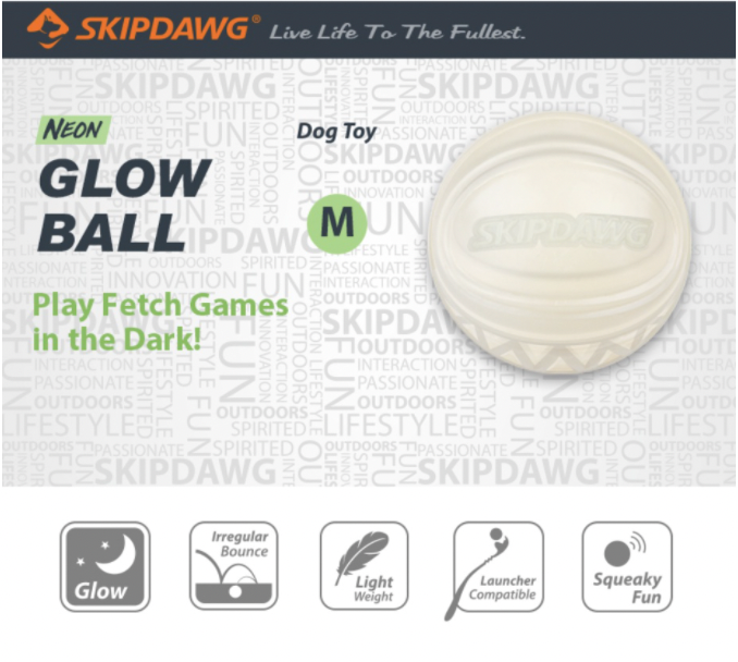 Skipdawg Series: X-foam Ball, Duroflex Ball, Whistling Ball, Glow Ball