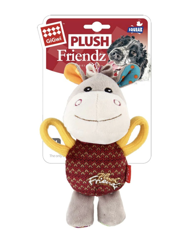 GiGwi Plush Friendz: Squeaky Plush Dog Toy