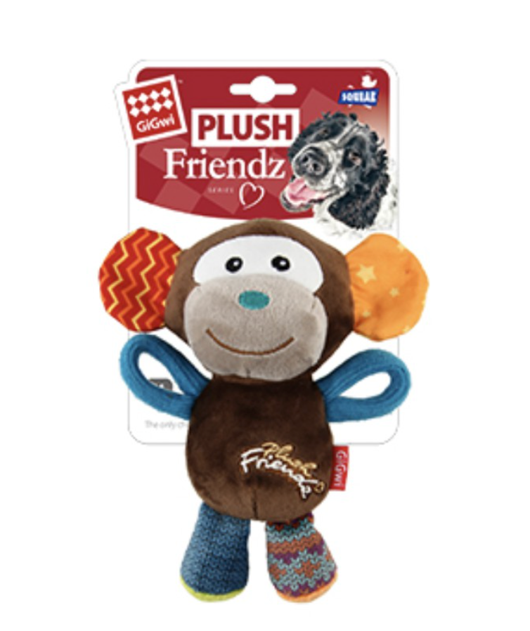 GiGwi Plush Friendz: Squeaky Plush Dog Toy