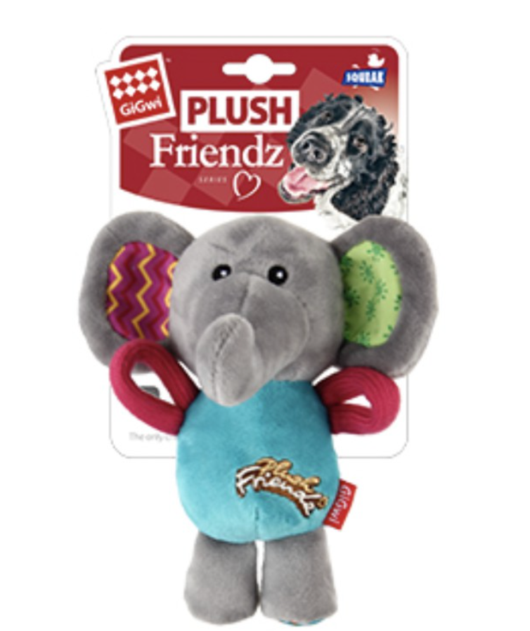 GiGwi Plush Friendz: Squeaky Plush Dog Toy