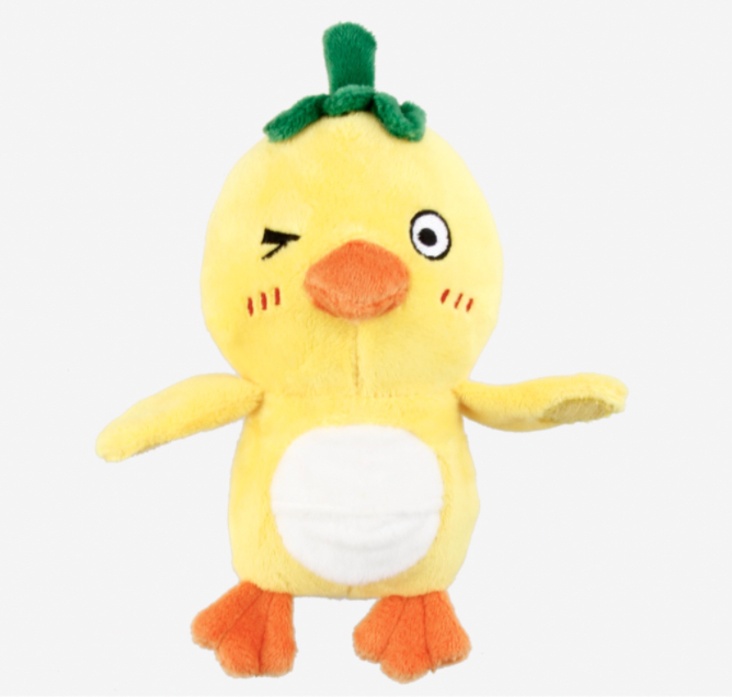 GiGwi Pull-Me-Out Series: Squeaky Dog Toys - Chicken, Fox, Racoon