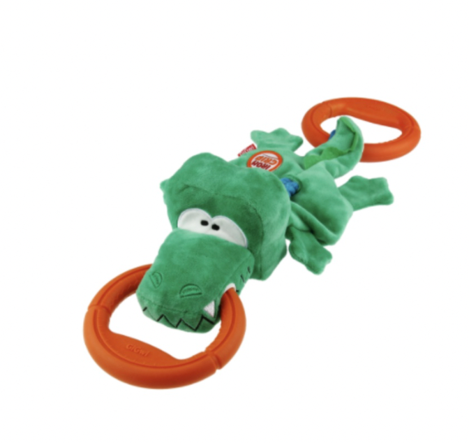 GiGwi Iron Grip Series: Pet Tug Toys - Crocodile, Duck, Tiger