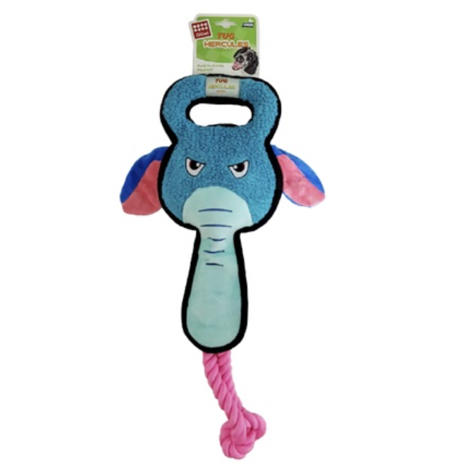 GiGwi Tug Hercules Series: Elephant, Giraffe, Crocodile