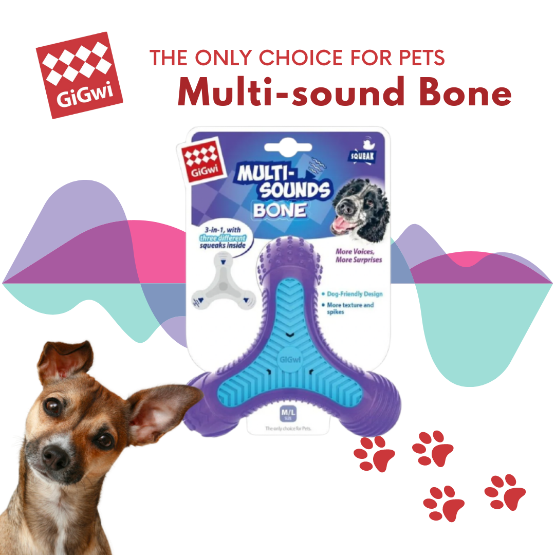 GiGwi Multi-sounds Bone