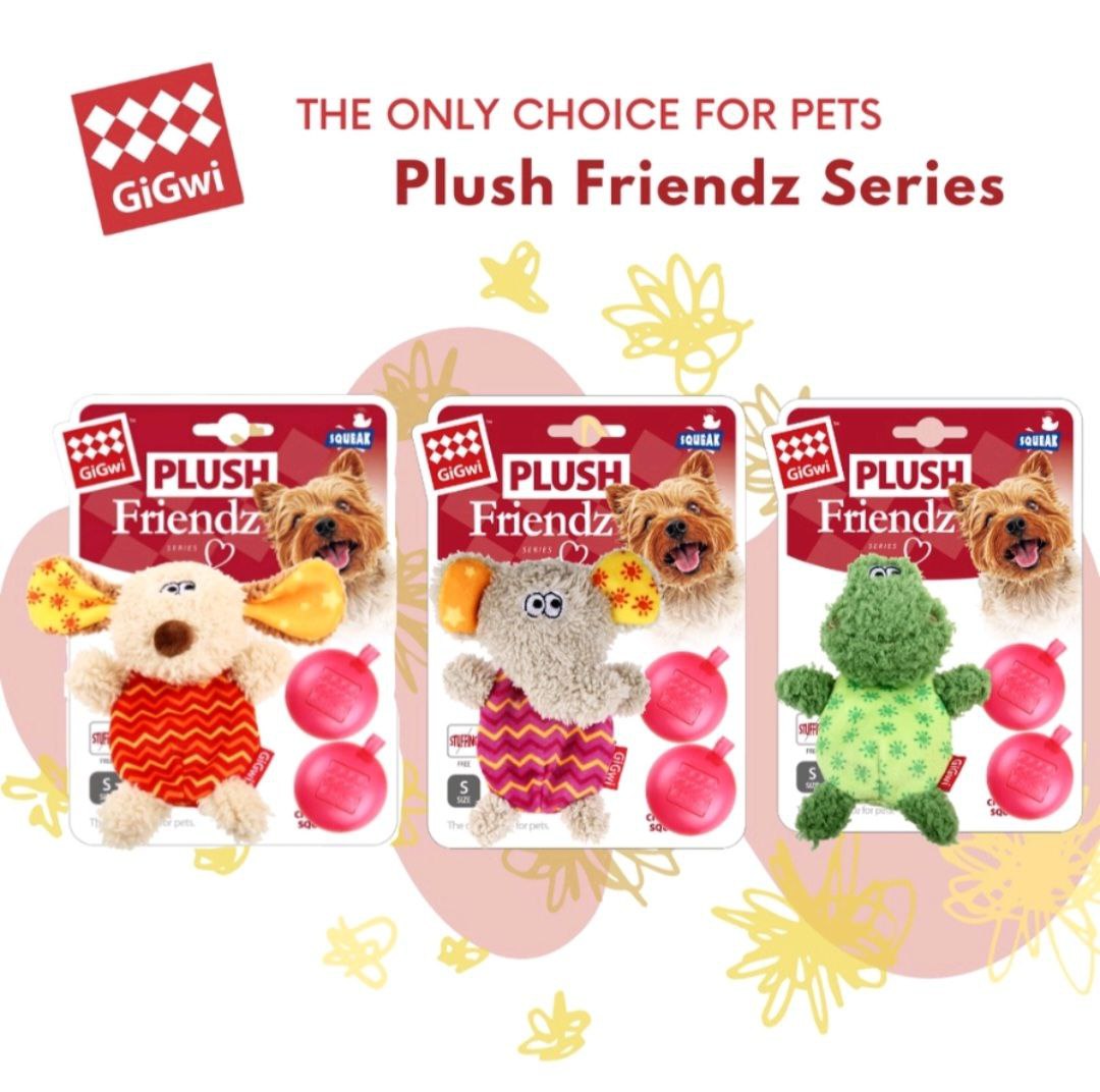 GiGwi Plush Friendz Series: Plush Dog Pet Toy