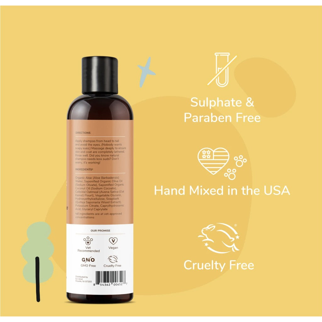 kin+kind Sensitive Skin Natural Shampoo — Oatmeal Unscented