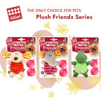 GiGwi Plush Friendz Series — Squeaky Plush Dog Toy (6")