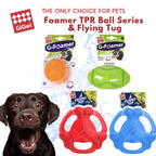 GiGwi G-Foamer TPR Dog Toy Series — Ball, Rugby & Flying Tug