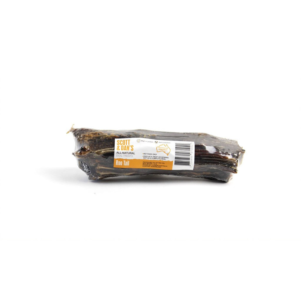 Scott & Dan's Roo Tail — All-Natural Kangaroo Dog Treat (15-20cm)