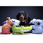 Red Dingo DURABLES — Puncture-Resistant Soft Dog Toys (8 Designs)