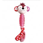 GiGwi Suppa Puppa Plush Tug Toy — Squeaky Chew for Puppies (Monkey or Rabbit)