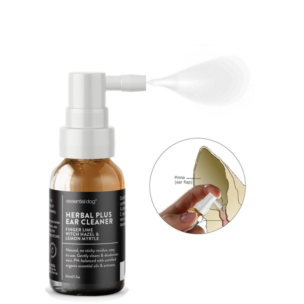 Essential Dog Herbal Ear Cleaner — Natural Plant-Based Formula (50ml)