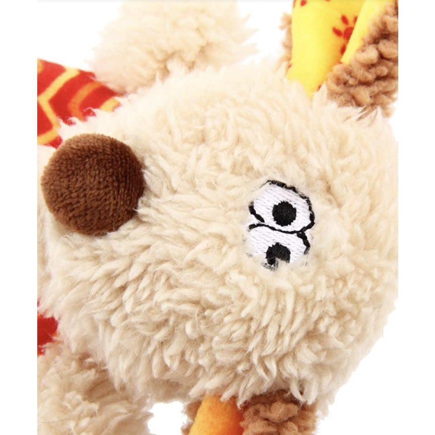 GiGwi Plush Friendz Series — Squeaky Plush Dog Toy (6")