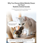 GiGwi Melody Chaser — Motion-Activated Sound Toy for Cats
