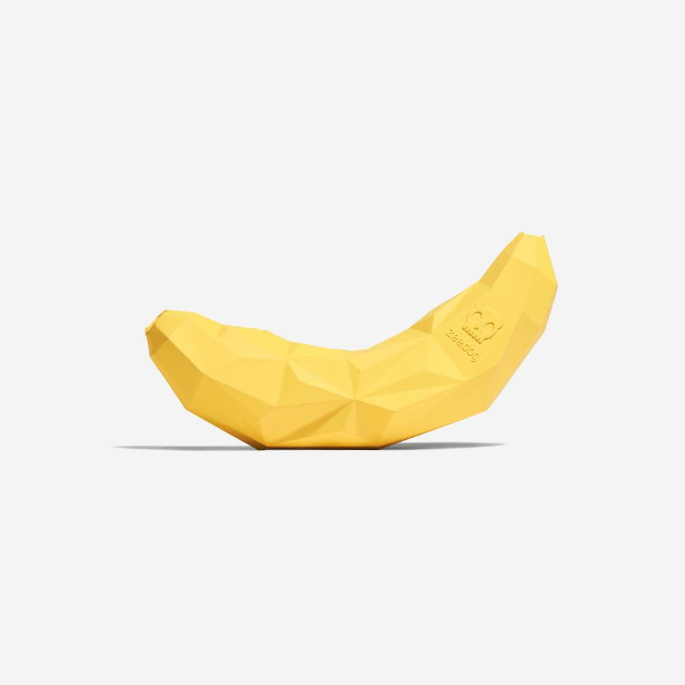 Zee.Dog Super Banana Dog Toy — Treat-Dispensing Chew Toy