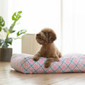 ohpopdog Bibik Pink 14 Microbeads Bed — Peranakan Inspired (2 Sizes)