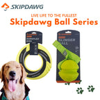 Skipdawg Duroflex Disc & Slinger Ball — Durable Dog Toys for Fetch & Tug