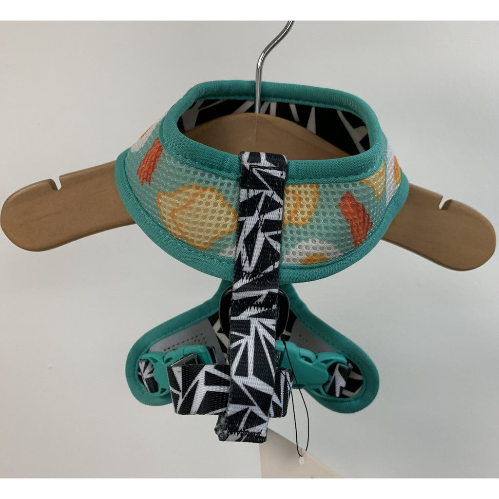 Big & Little Dogs Reversible Dog Harness — Breakfast Club (XS)