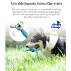 GiGwi Suppa Puppa Plush Tug Toy — Squeaky Chew for Puppies (Monkey or Rabbit)