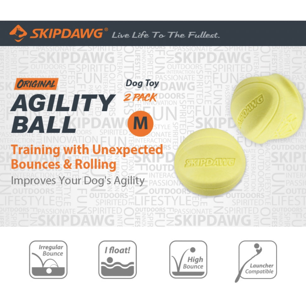 Skipdawg Dog Fetch Balls Series — Breezy, Agility & Tennis Variants