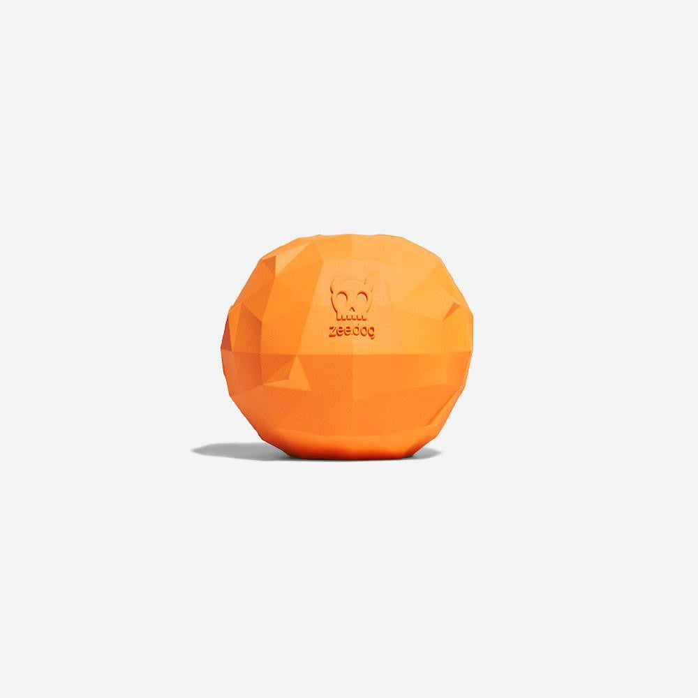 Zee.Dog Super Orange — Treat-Dispensing Rubber Chew Toy (3.15 in)