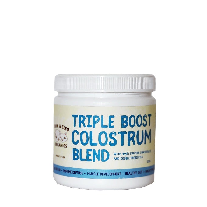 Dom & Cleo Organics Triple Boost Colostrum Blend — Digestive Health & Immunity (100gm)